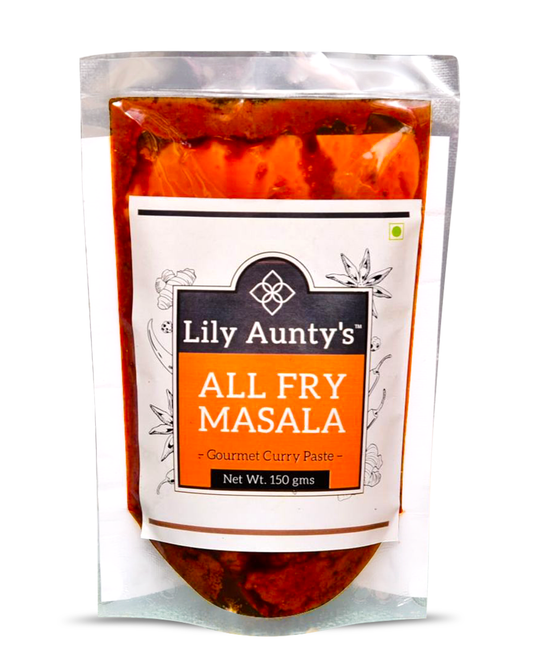 Lily Aunty's All Fry Masala - 150 gms | 100% Veg Gourmet Curry Paste