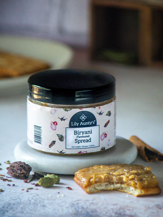Lily Aunty's Biryani flavoured Spread - 120 gms | Non-veg Savoury Spread made with special Biryani mix