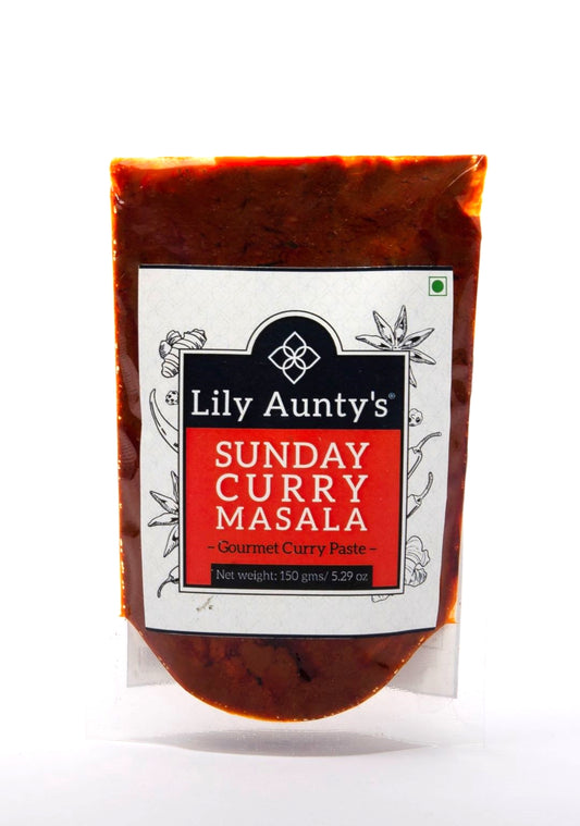 Lily Aunty's Sunday Curry Masala - 150 gms | 100% Veg Gourmet Curry Paste